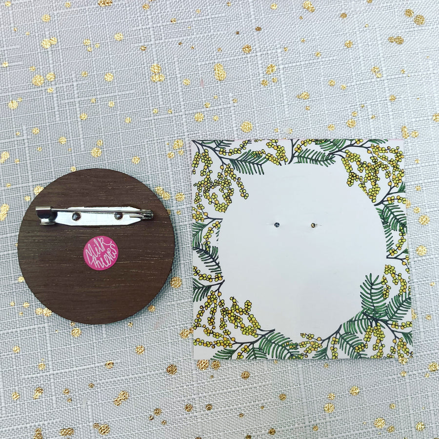 Blue Wren Brooch