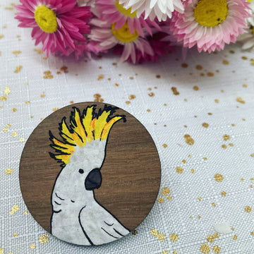 Cockatoo Brooch