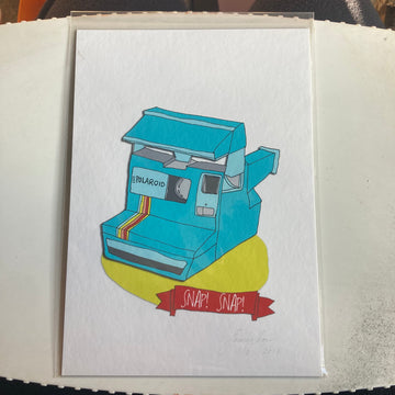 A5 art print: Polaroid Camera