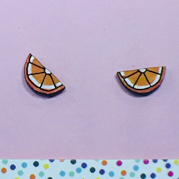 Studs: Orange Slice