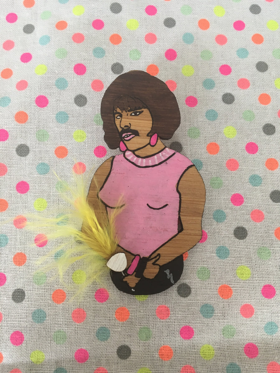 Brooch: Freddie Mercury