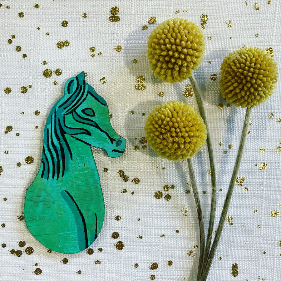 Brooch: Horse