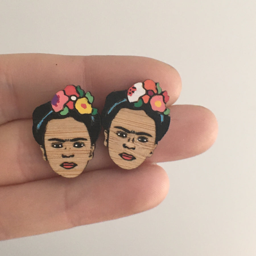 Face Studs: Frida Kahlo