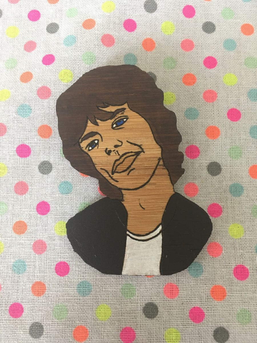 Brooch: Mick Jagger