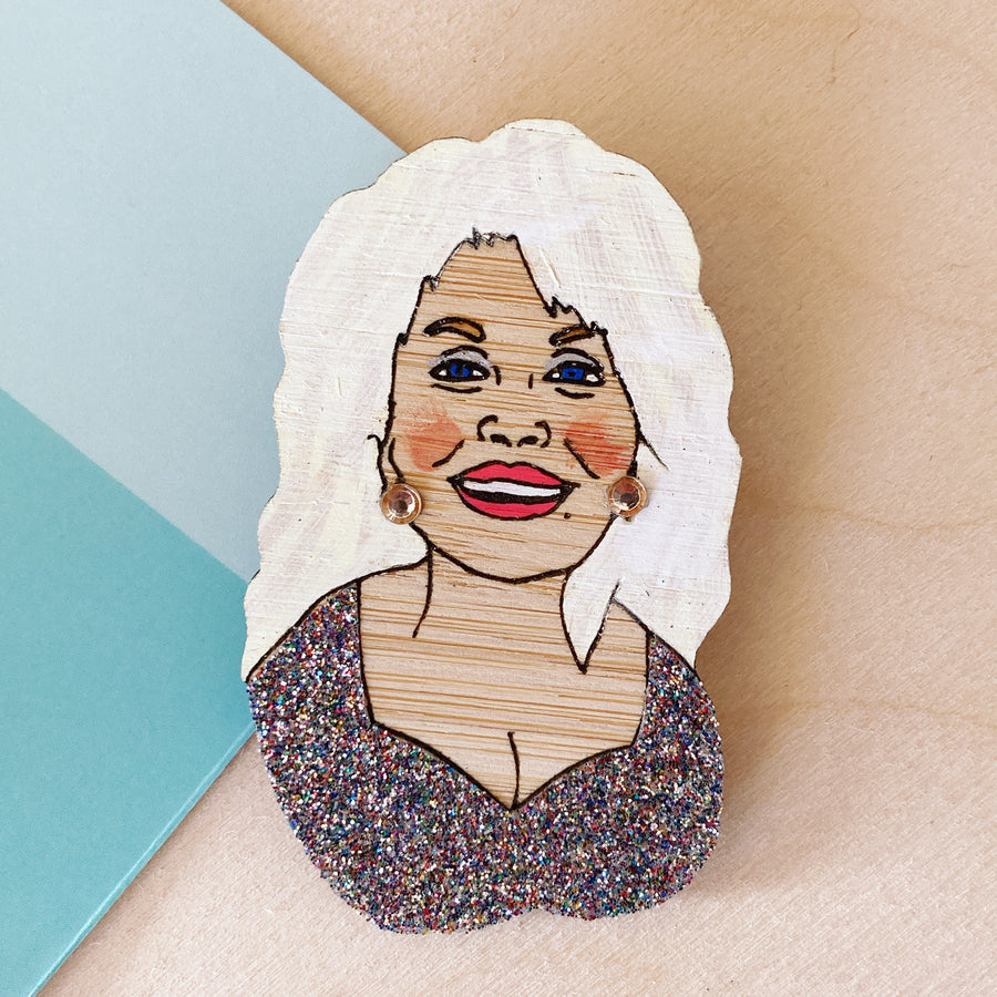 Brooch: Dolly Parton - Sparkle