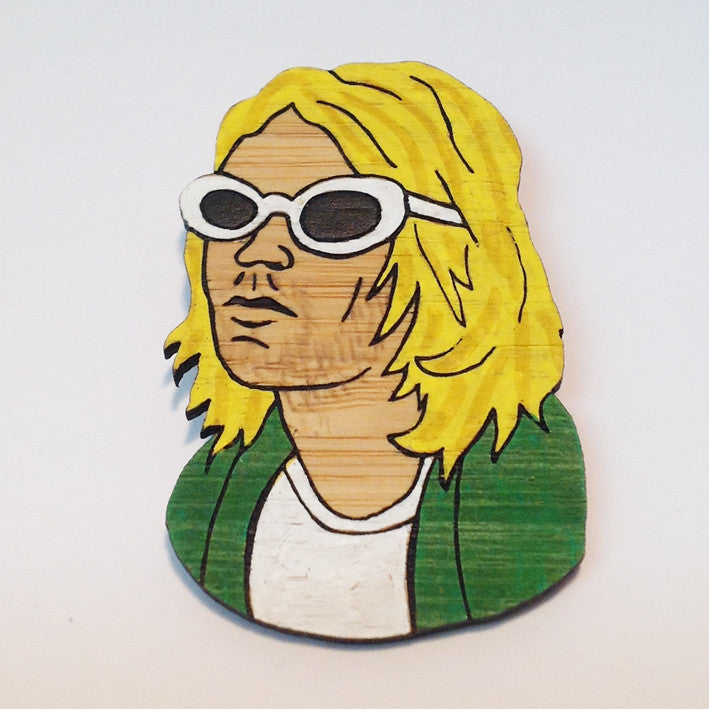 Brooch: Kurt Cobain